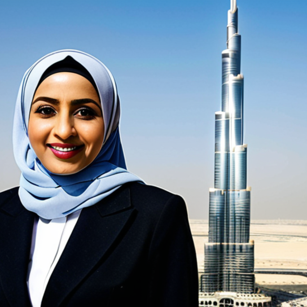 **

"A successful Arab businesswoman in a modern, modest hijab and a professional, tailored abaya, confidently presenting at a business conference in Dubai, the Burj Khalifa subtly visible in the background, fully clothed, appropriate attire, safe for work, perfect anatomy, natural proportions, professional photography, high resolution, family-friendly, bright and optimistic lighting."

**