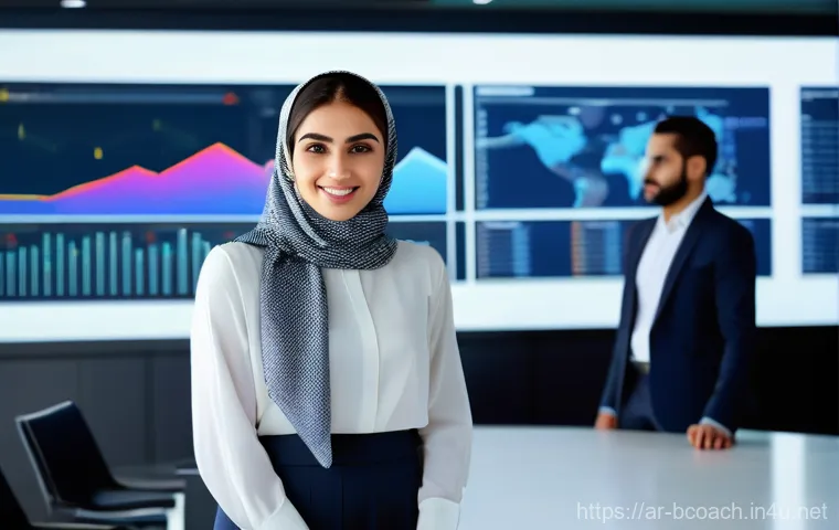 비즈니스 코칭 직업 전망 - A dynamic scene depicting an experienced Arab business coach (male, late 40s, wearing a smart suit w... 비즈니스 코칭 직업 전망 - A dynamic scene depicting an experienced Arab business coach (male, late 40s, wearing a smart suit w...